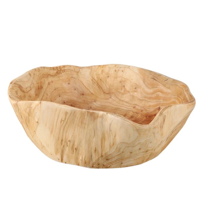 

LJL-Household Fruit Bowl Wooden Candy Dish Fruit Plate Wood Carving Root Fruit Plate Wood 25-29 Cm