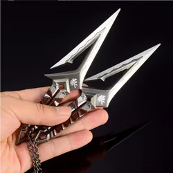 Valorant Weapon Melee Kuronami No Yaiba Ninja Kunai Game Weapon 16CM Metal Model Samurai Sword Desktop Ornaments Crafts Boy Toy