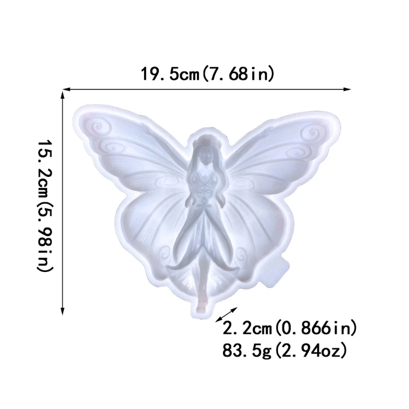 Adornos mariposas Navidad brillantes, Molde resina Epoxy silicona, llavero artesanal, colgante, joyería para regalo