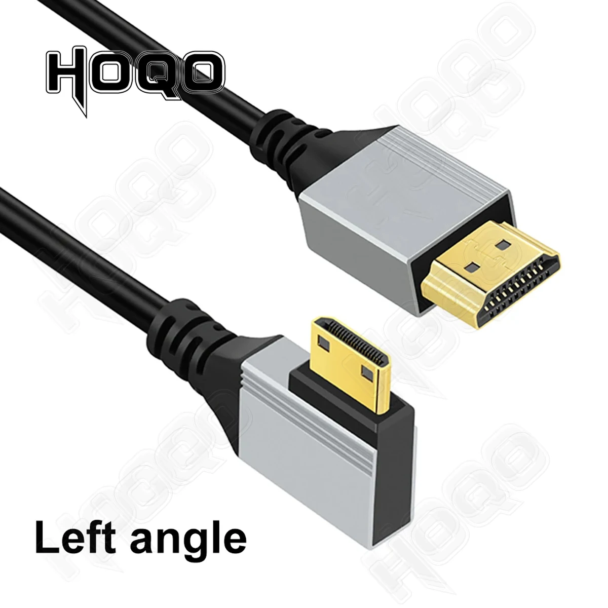 8K 60Hz HDMI Mini HDMI Cable 90 Degree angle Ultra-thin Display Cord HDCP 3D HDR for Laptop PC Monitor HDTV Camera Tablet