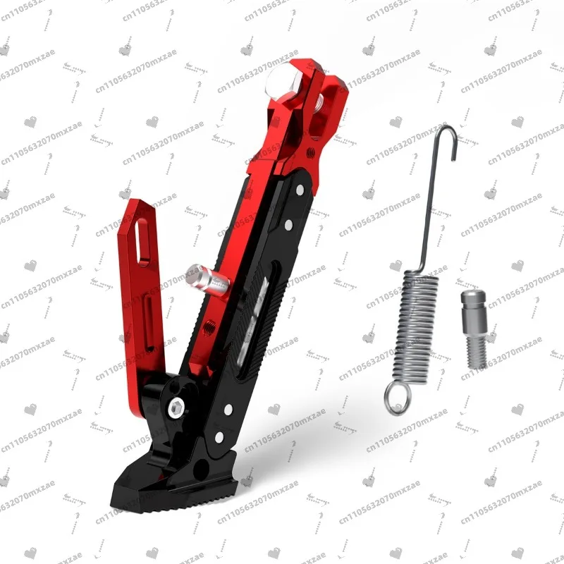 Adjustable Aluminum Alloy Side Stand - Modification Accessory for Electric Scooters/Electric Bikes