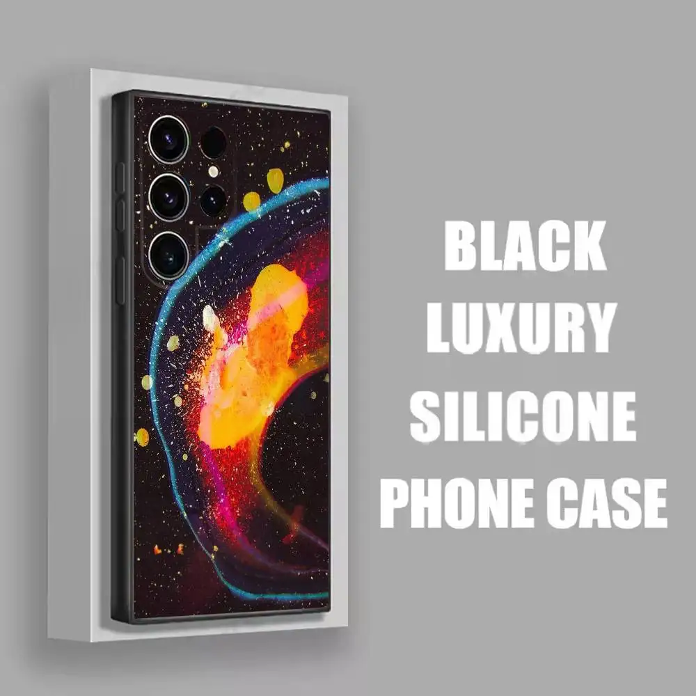 حافظة هاتف R-Radiohead In Rainbows OK لهاتف سامسونج S25، S24، S21، S22، S23، S30، Ultra، S20، Plus، Fe، Lite، 5G غطاء أسود