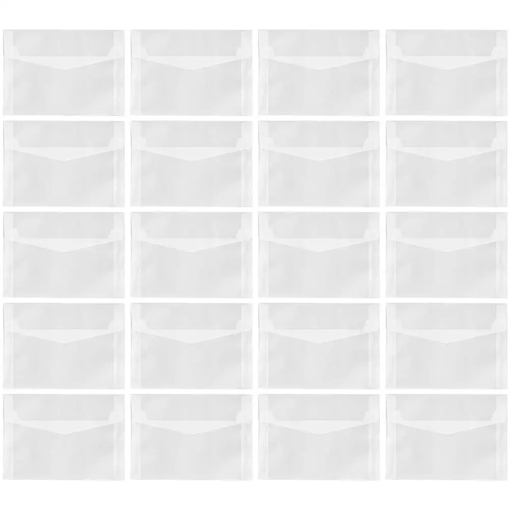 

20 Pcs Gift Card Envelopes 125x175mm Translucent Paper Blank Envelope For Cards Wrapping Party Storage Letter Festival