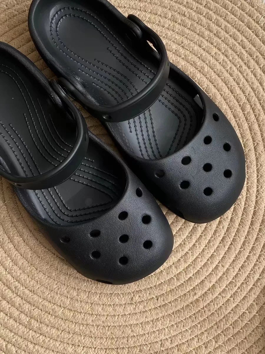 

Popular hole shoes summer hollow ballet shoes women's sandals flat heel soft sole mother shoes outer wear non-slip wholesale EVA