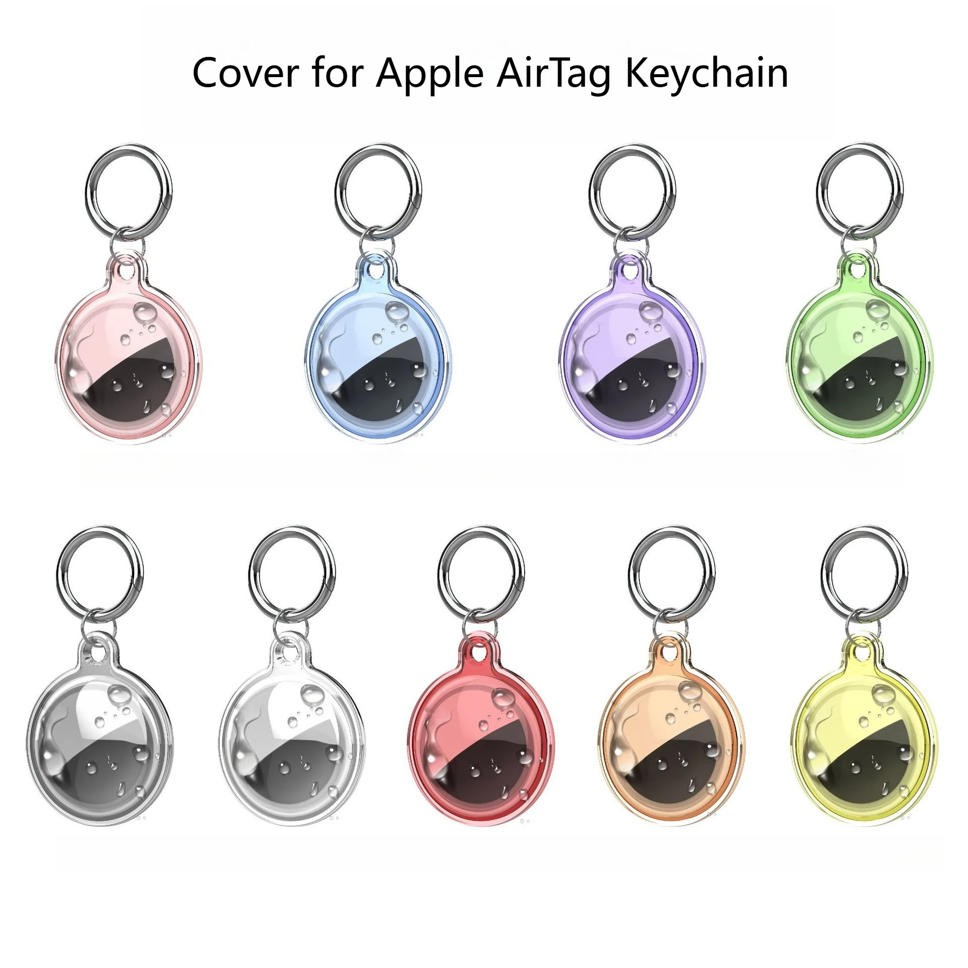 Waterproof Cover for Apple AirTag Keychain Holder Anti-Lost Tracker Accessories for Luggage Backpack Airtag Case image 6