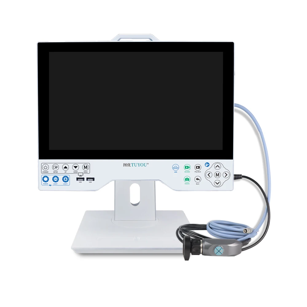 4K Monitor Medical Endoscopy Camera built in Light source USB Record 4 in 1 ent endoscopy