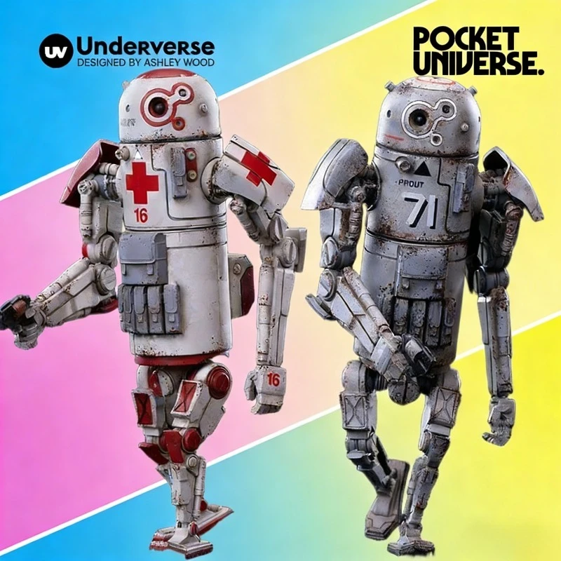 

UNDERVERSE (UV) Original Pocket Universe BERTIE MK7 Designer Action Figure Collectible Model Toy Ornament Gift for Boys
