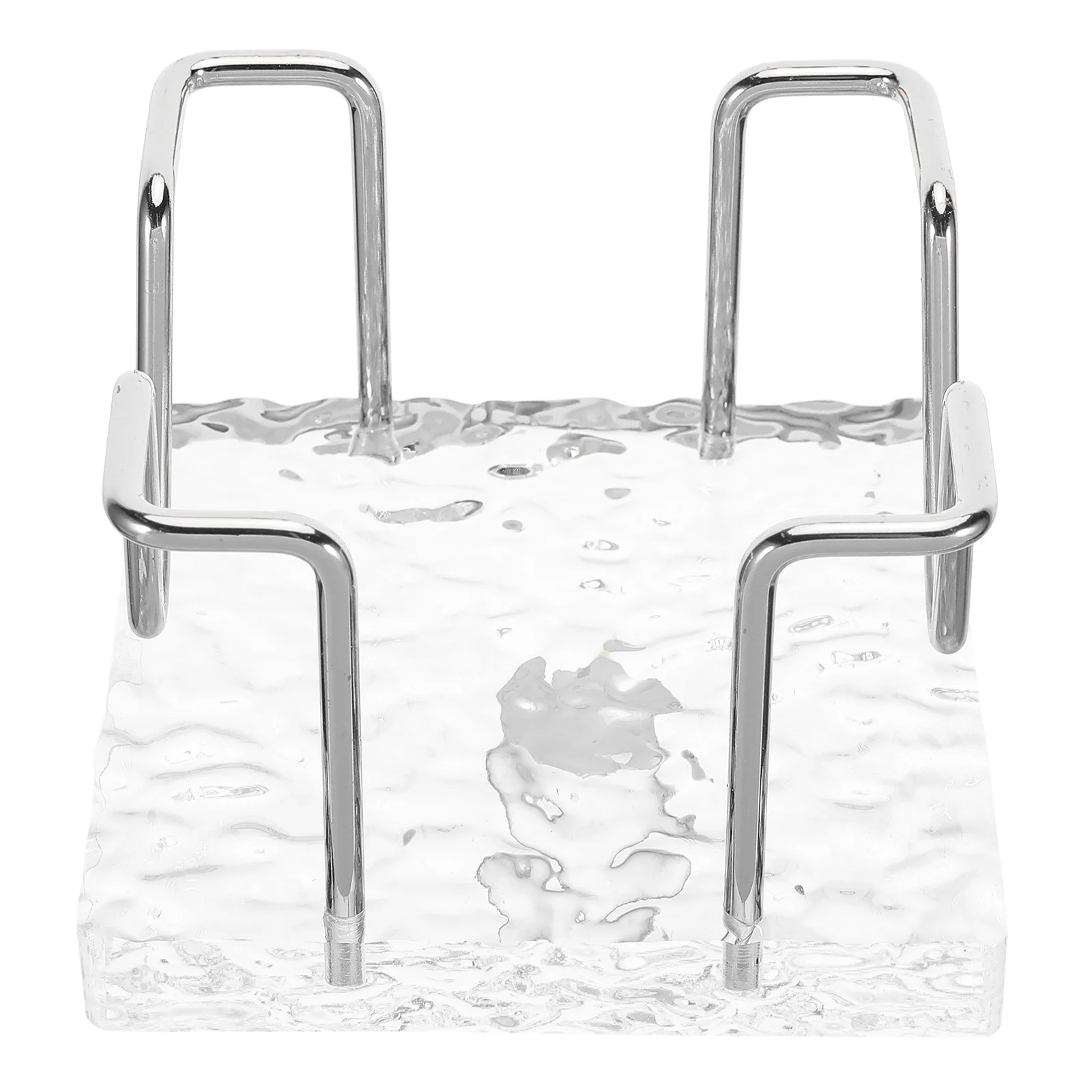 

Memo Cube Holder Acrylic Desktop Organizer Stand For Notes Cards Photos Self-Stick Notepad Storage Desk Memo Pad Holder Office