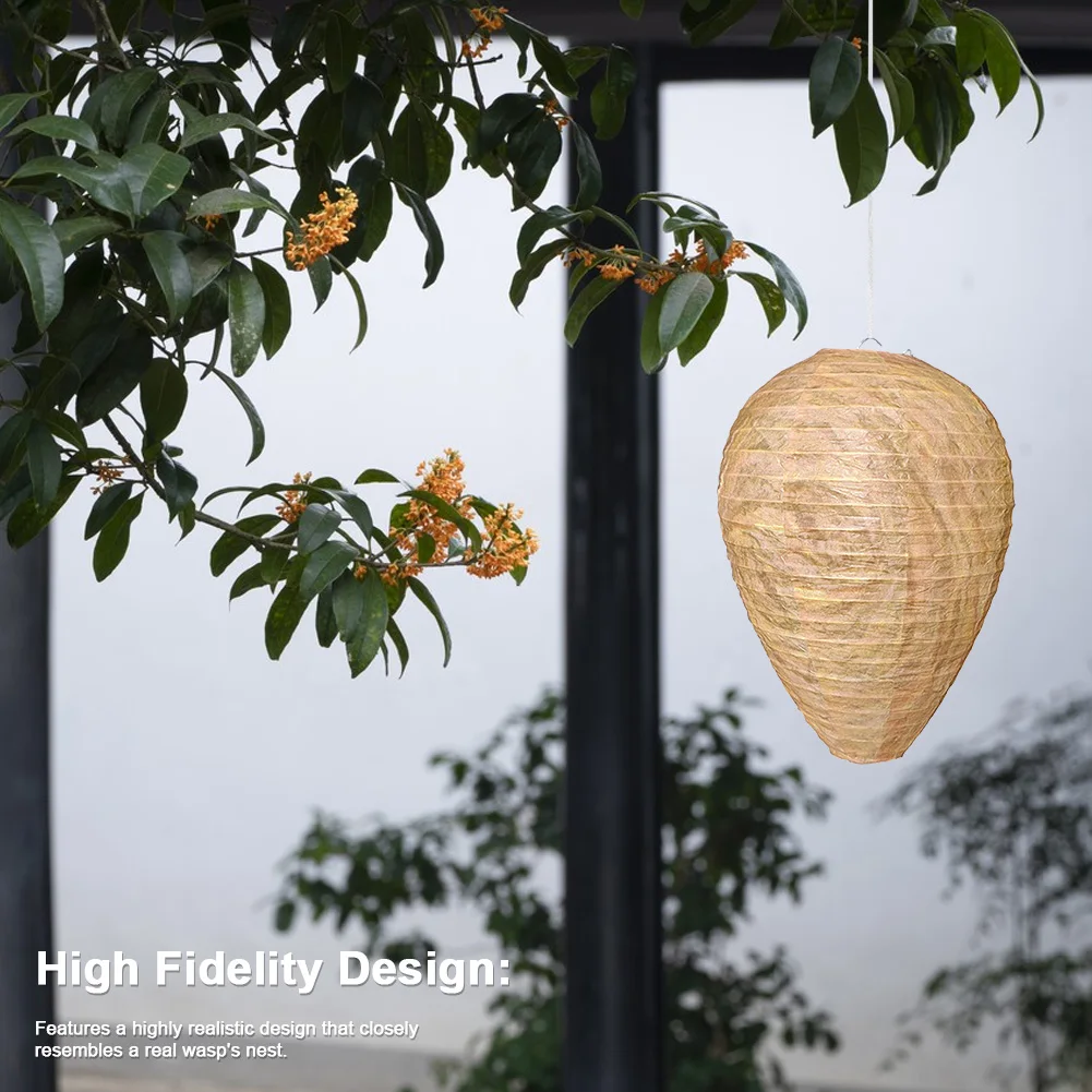 Realistic Waterproof Hornet Trap Garden Wasp Decoy