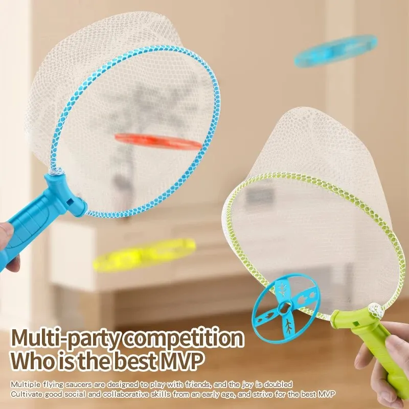 لعبة قاذفة الصواريخ الهوائية للأطفال في الهواء الطلق ارتفاع صاروخ الطائر القرص الطائر الصحن قاذفة القدم الاطفال القفز ألعاب رياضية اللعب