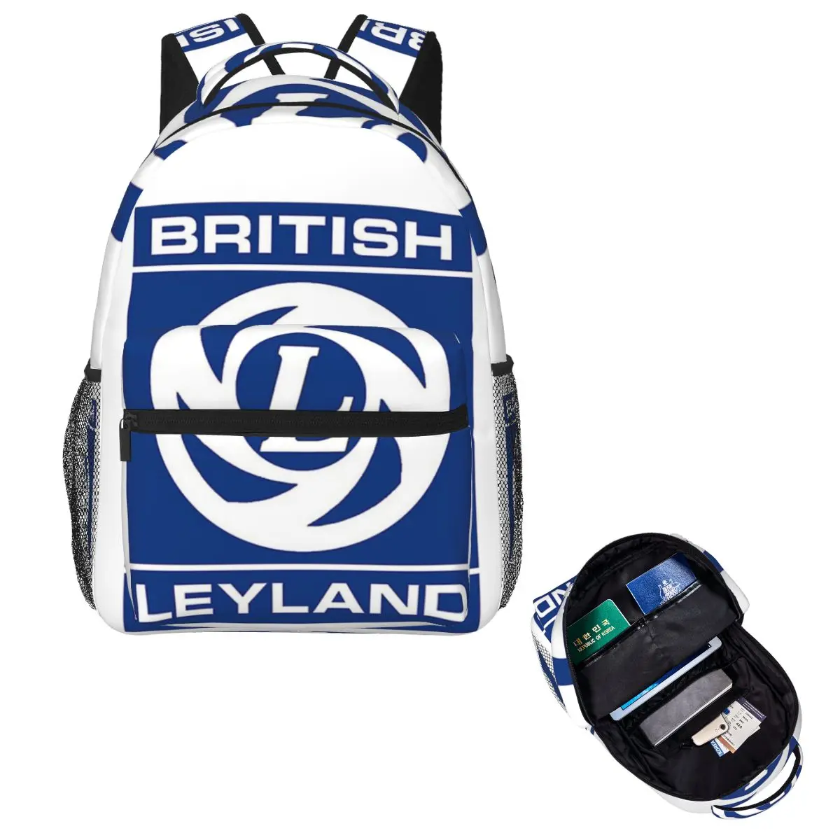 

British Leyland Logo Backpack Hot Sale Daypack Large Capacity Kids BookBag School Bag Shoulder Bags for Men Women