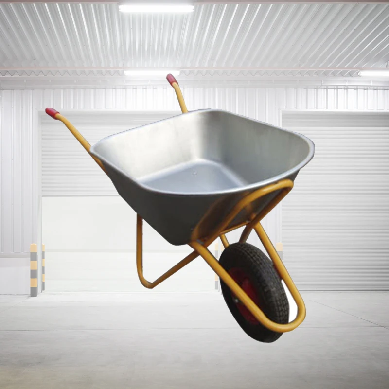 

Cheap Double Wheel Industrial Wheelbarrow Wholesale Uer Garden Tracked Construction Heavy Duty Wheelbarrow