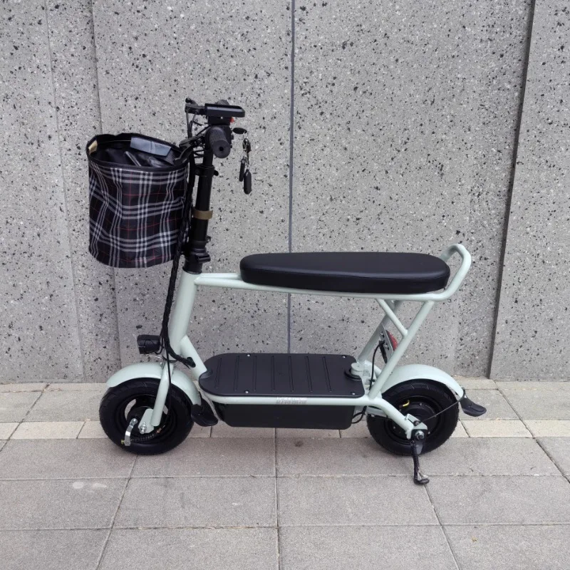[Baby Walking Artifact] Double Lithium Battery Folding Electric Vehicle Small Mini Battery Car Electric Skateboard