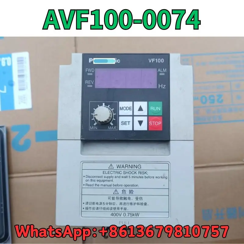 

Used Frequency converter AVF100-0074 test OK Fast Shipping