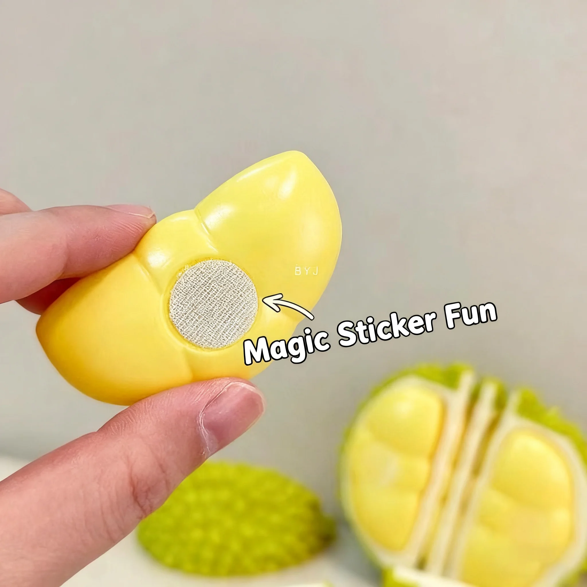 Giocattoli da taglio per frutta fai-da-te Fai finta di giocare a frutta e verdura da cucina Casa da gioco pelabile Durian altamente simulata con coltello Natale