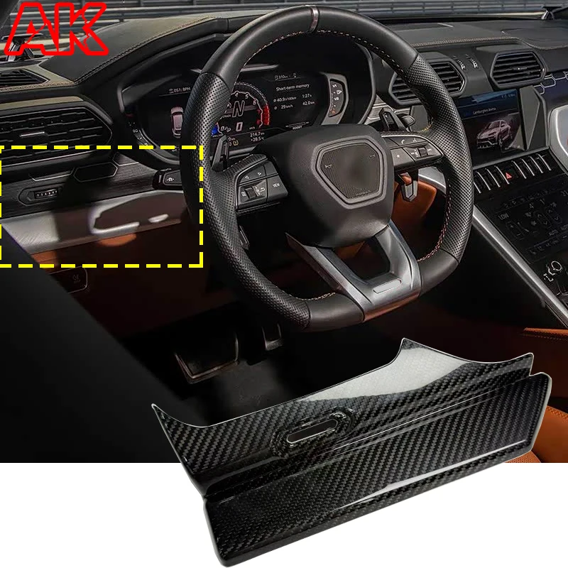 Real Carbon Fiber For Lamborghini URUS/URUS SE 2018-2026 Car Central Air Conditioning Switch Cover Trim Car Interior Accessories