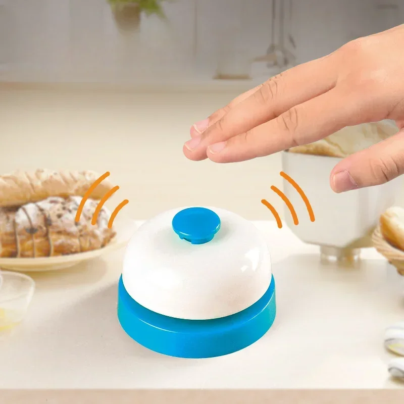 New Metal Hand Bell Delicate Durable Hand Clapping Bell Hand Pressing Service Bell Table Game Toy Accessories