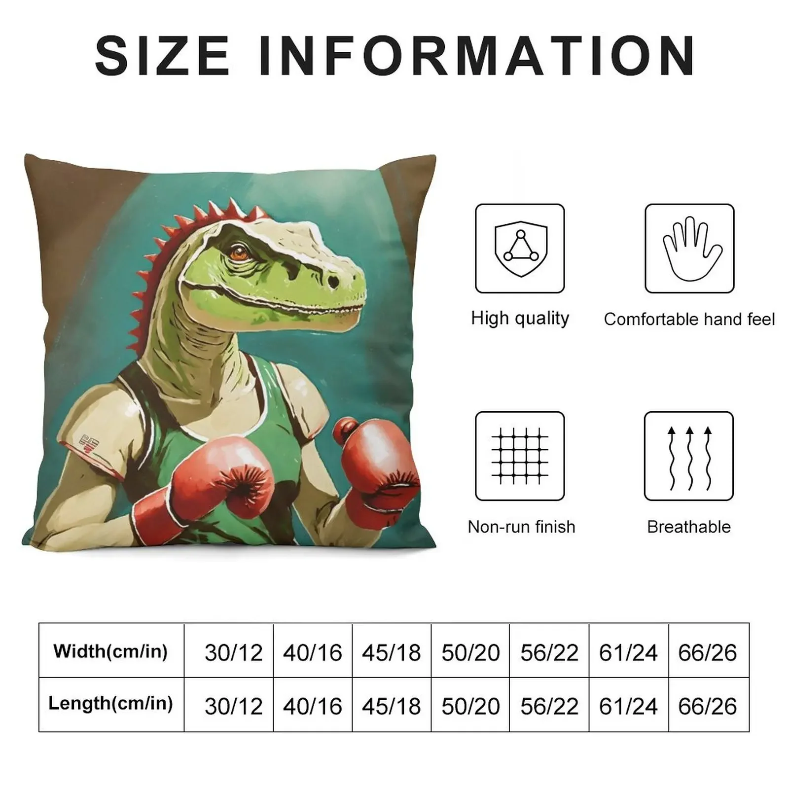 boxing dino rising champ Throw Pillow christmas pillowcases Sofa Pillow Cover pillow