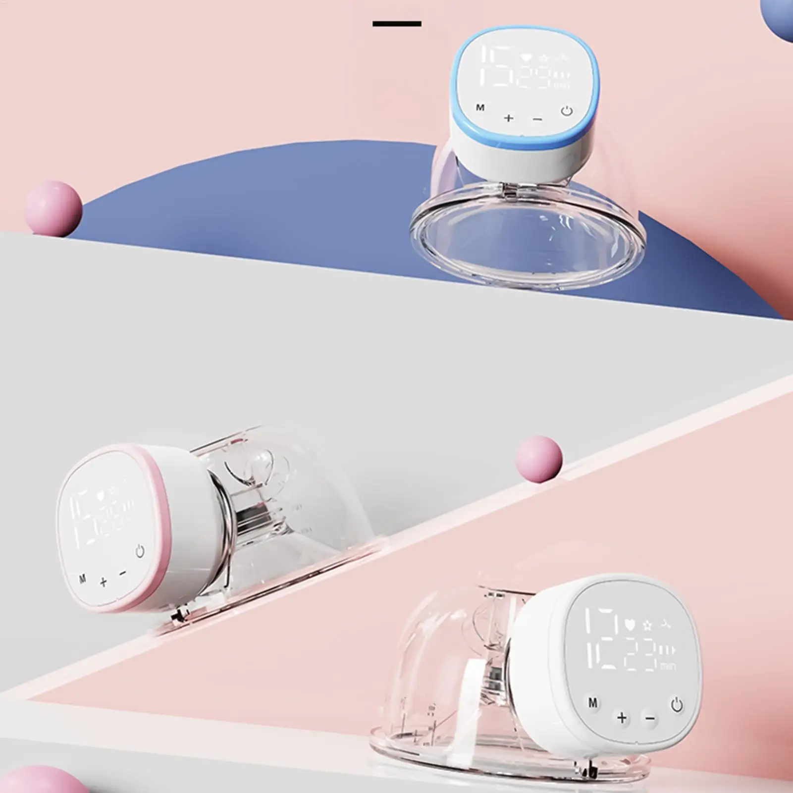 

Breast Pump Quiet Electric Baby Breastfeeding Portable Hands Free Pumping For Milk Nipple Replacement For Baby Mom Travel