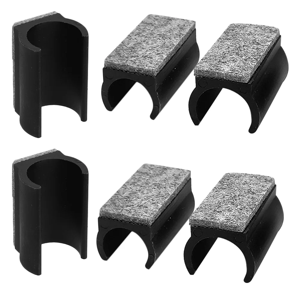 

6 Pcs Chair Protector Felt Feet for Furniture Non-slip Open Pads Hardwood Floors Plastic Leg Protectors Legs Chairs Shape