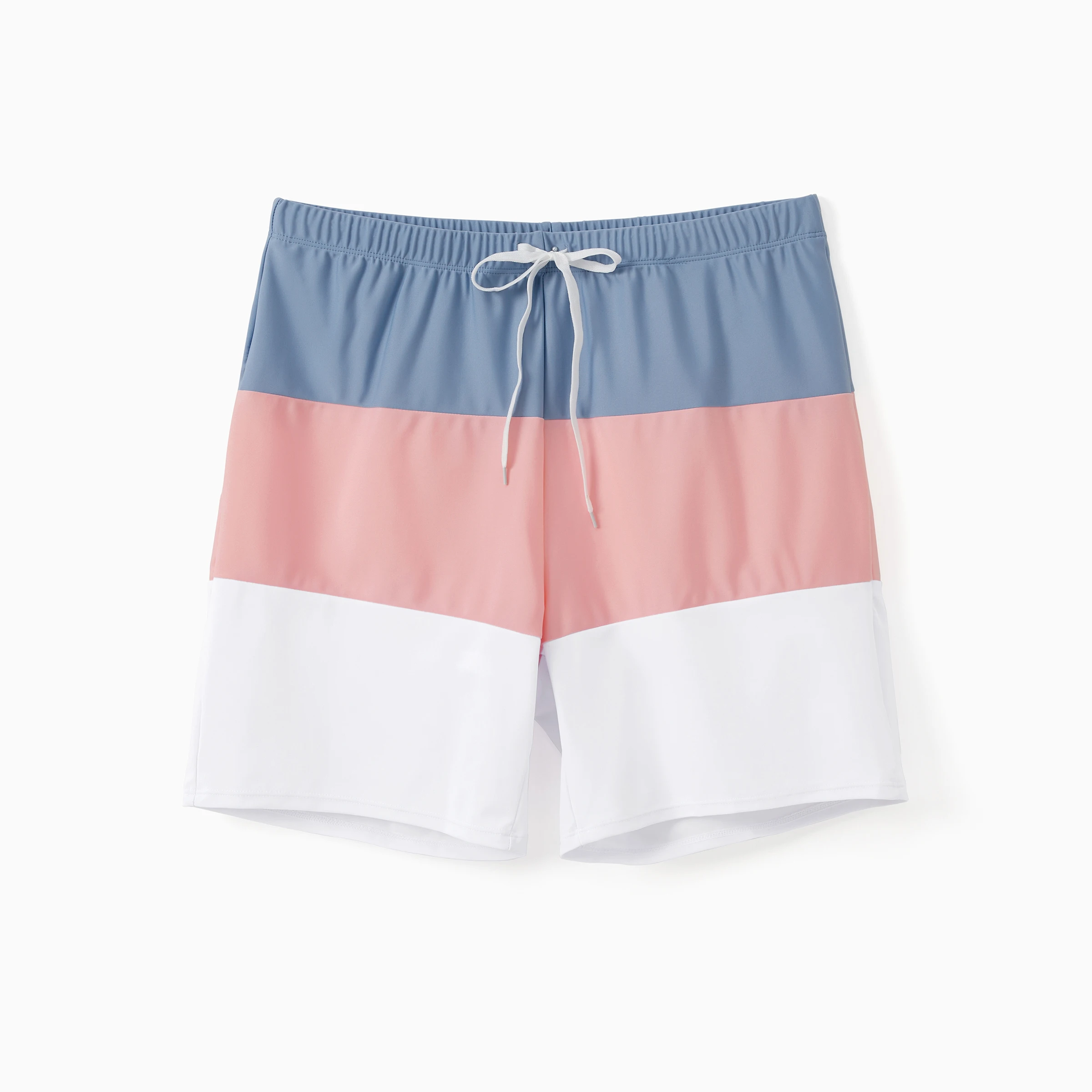 

Мужские плавки PatPat с цветными блоками и шнурком