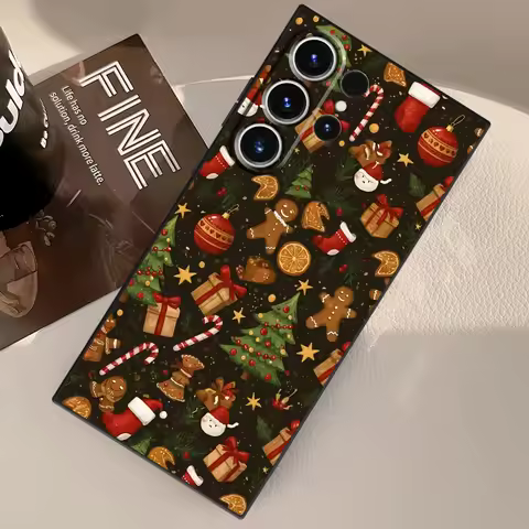 Hot Christmas Case for Samsung Galaxy S21 S24+ S23 FE S25 Ultra S25+ S20 S9 S24 Plus S22 Soft Back Phone Cover