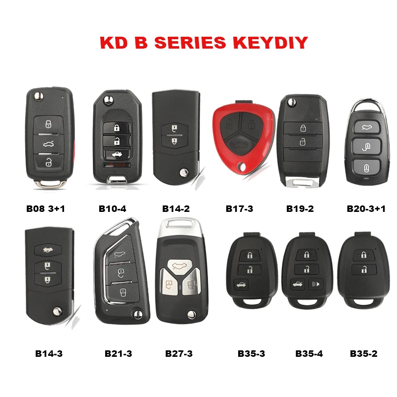 

KEYDIY B Series B08 B10 B14 B17 B19 B20 B21 B27 B35 Дистанционный ключ от машины для KD900 KD-X2 KD-MAX B Series