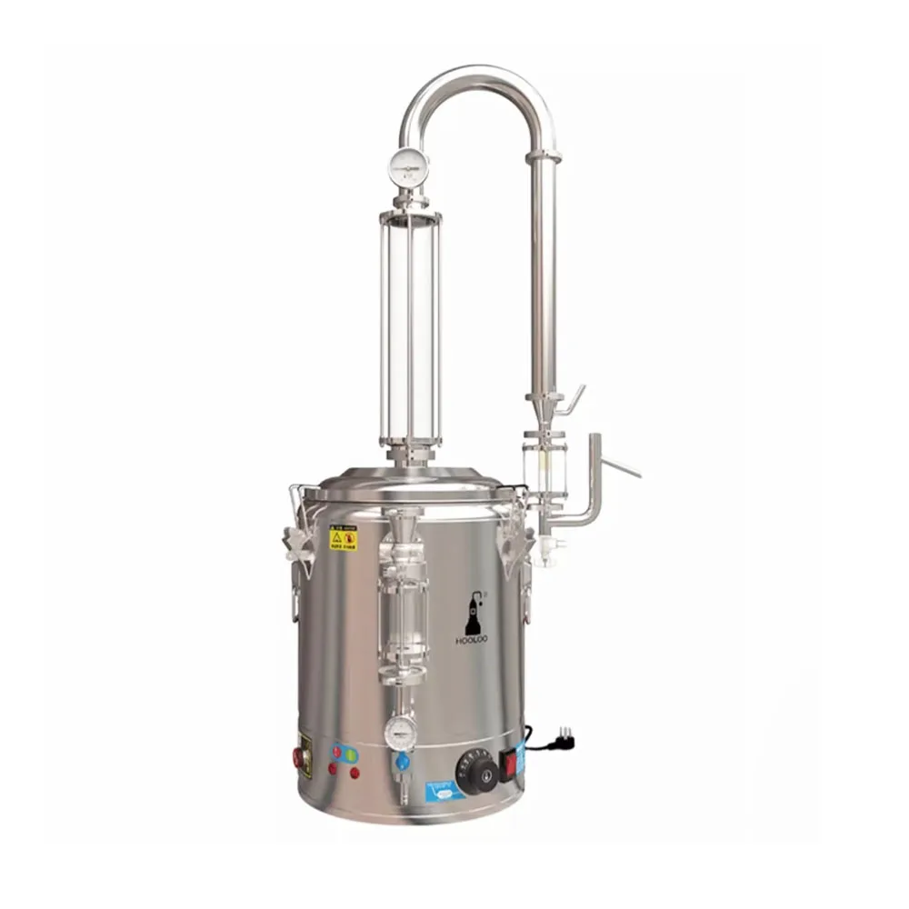 50L Eucalyptus Citronella Grass Rose Lemon Lavender Hydrosol Essential Oil Distillation Extraction Machine For Home