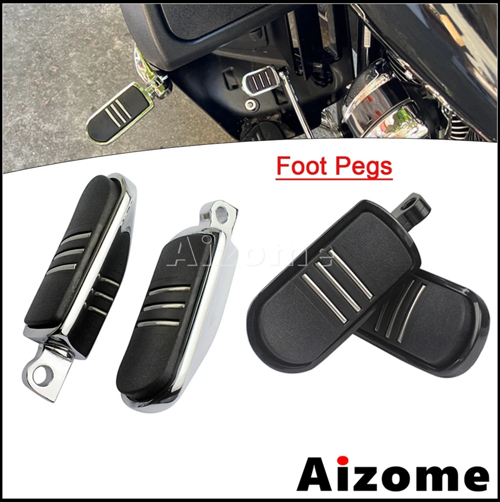 Motorcycle Male Mount Footpeg Higway Footrest Pedals For Harley Touring Softail Sporster V-Rod Night Train Indian Chief 1986-13