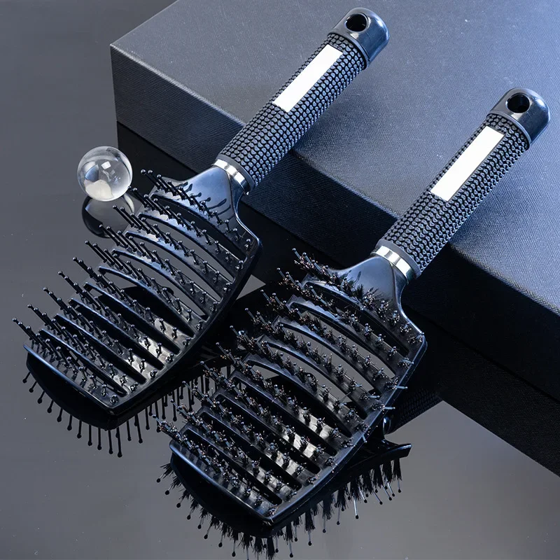 Magic Demelant Brush Bristle Nylon Hair popbrush Untangle Brush Scalp Massage Comb Hairbrush pop Brush Hairdressing Styling Tool