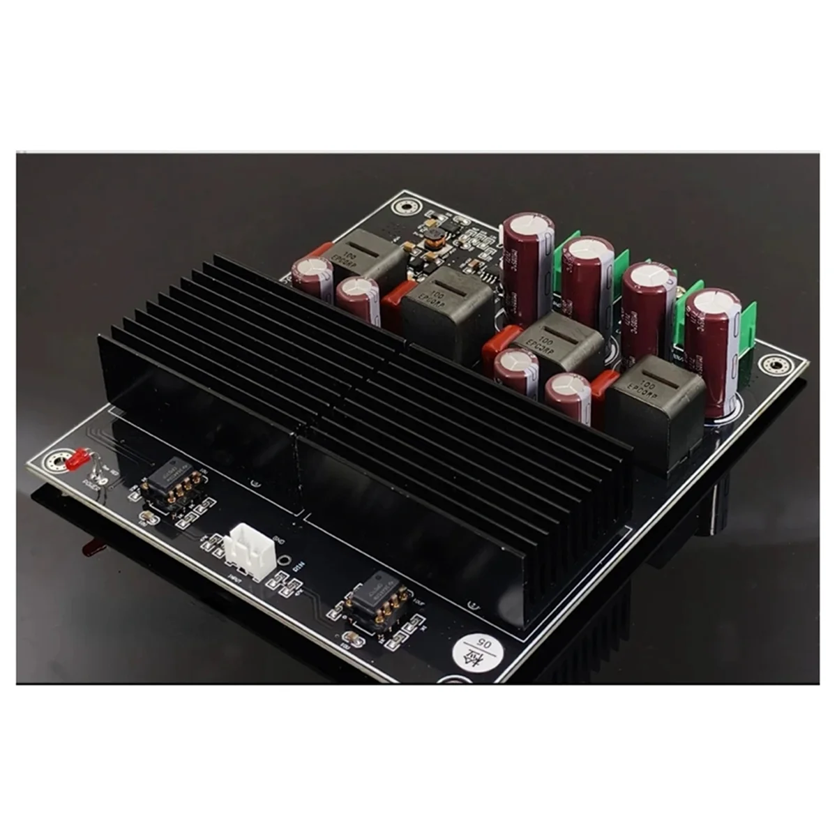 SAMP-200 HIFI Dual Core TPA3255 Stereo Amplifier Board 2 Channel 600W+600W Class D Digital Power Amplifier TL072 OP AMP SQ