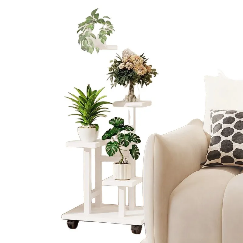 

Wrought iron shelf Multi-layer flower pot bracket Succulent plant shelf