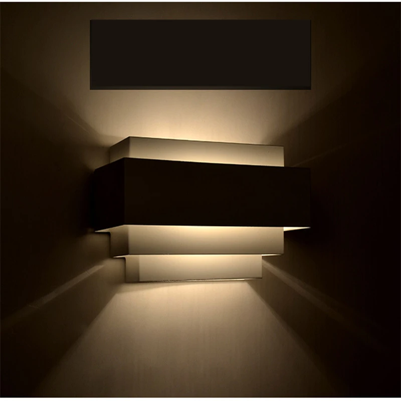 Morden Brief Design Wall Lamps Multilayer  Lighting LED E27 220V  light For Bedroom Home  Fixture Sconce