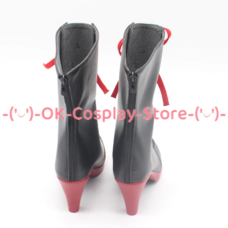 Kosaka Wakamo-Chaussures de Cosplay en Cuir PU, Bottes de Carnaval d'Halloween sur Mesure