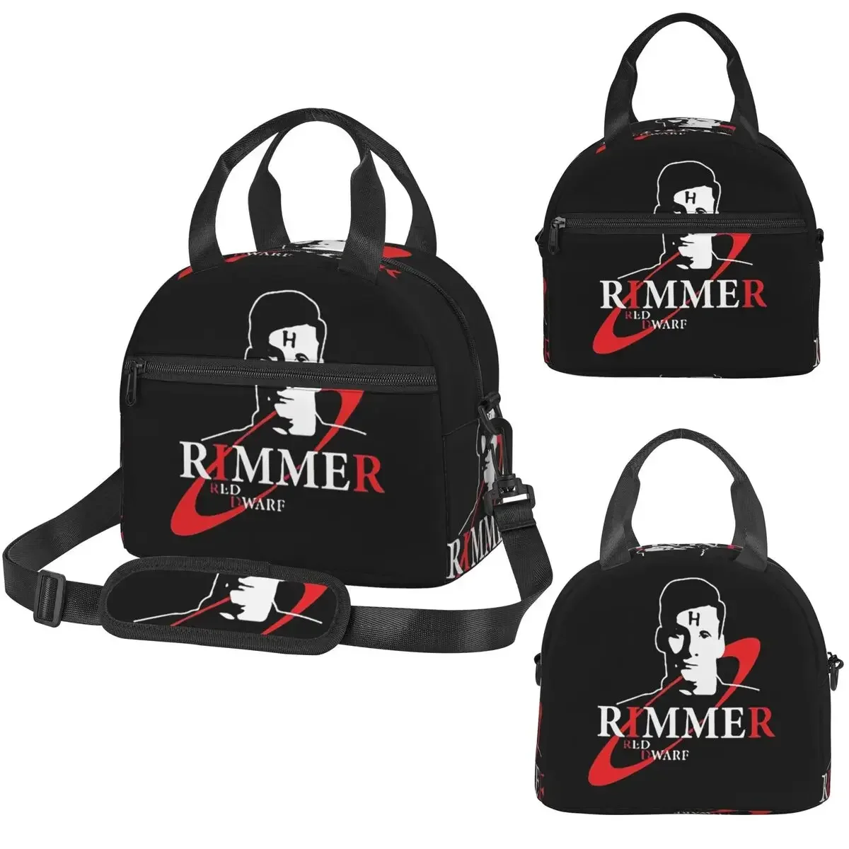 Arnold Rimmer Red Dwarf Smeg Head Logo - Bolsa térmica para el almuerzo para mujer, para oficina, caja térmica, bolsa térmica a prueba de fugas
