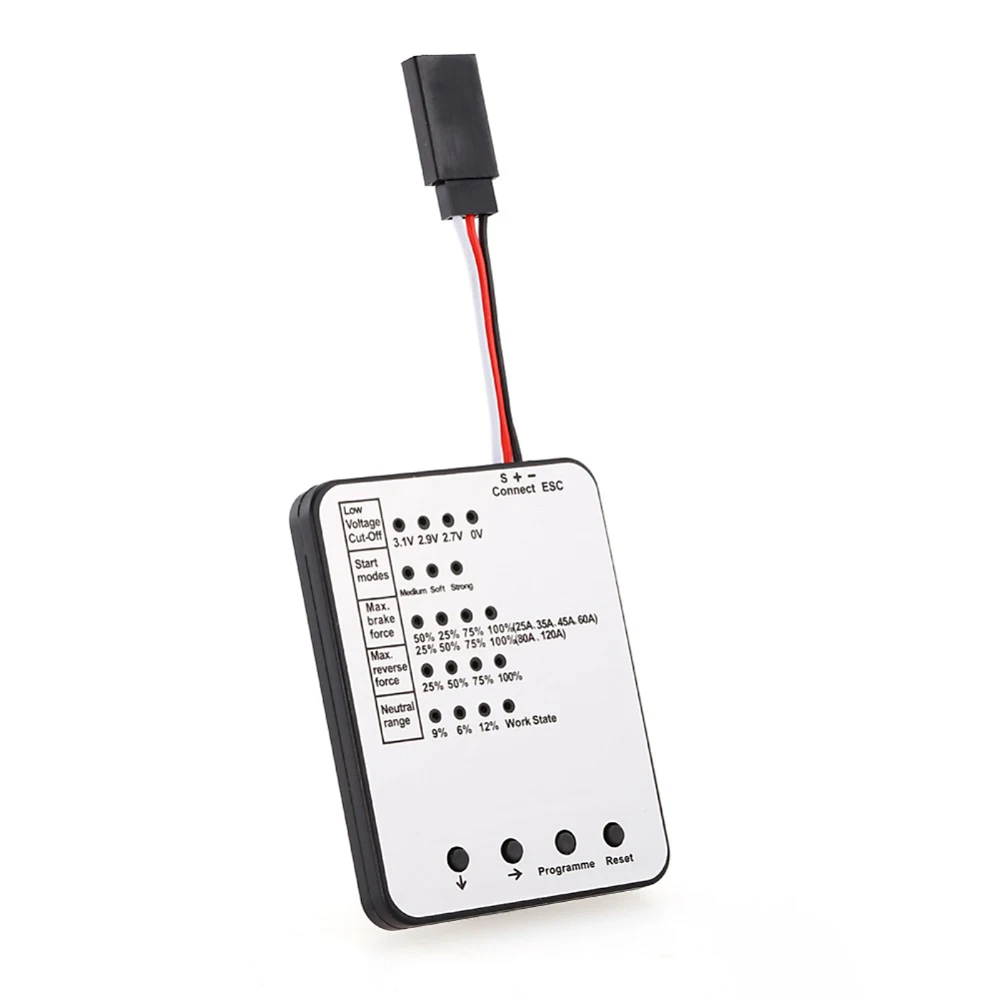 SURPASS HOBBY LED Programming Card for RC Car 25A/35A/45A/60A/80A/120A/150A Brushless ESC