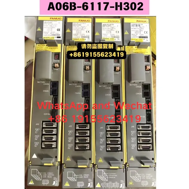 Used OEM disassembled parts A06B-6117-H302 Driver Functional test OK Quick delivery
