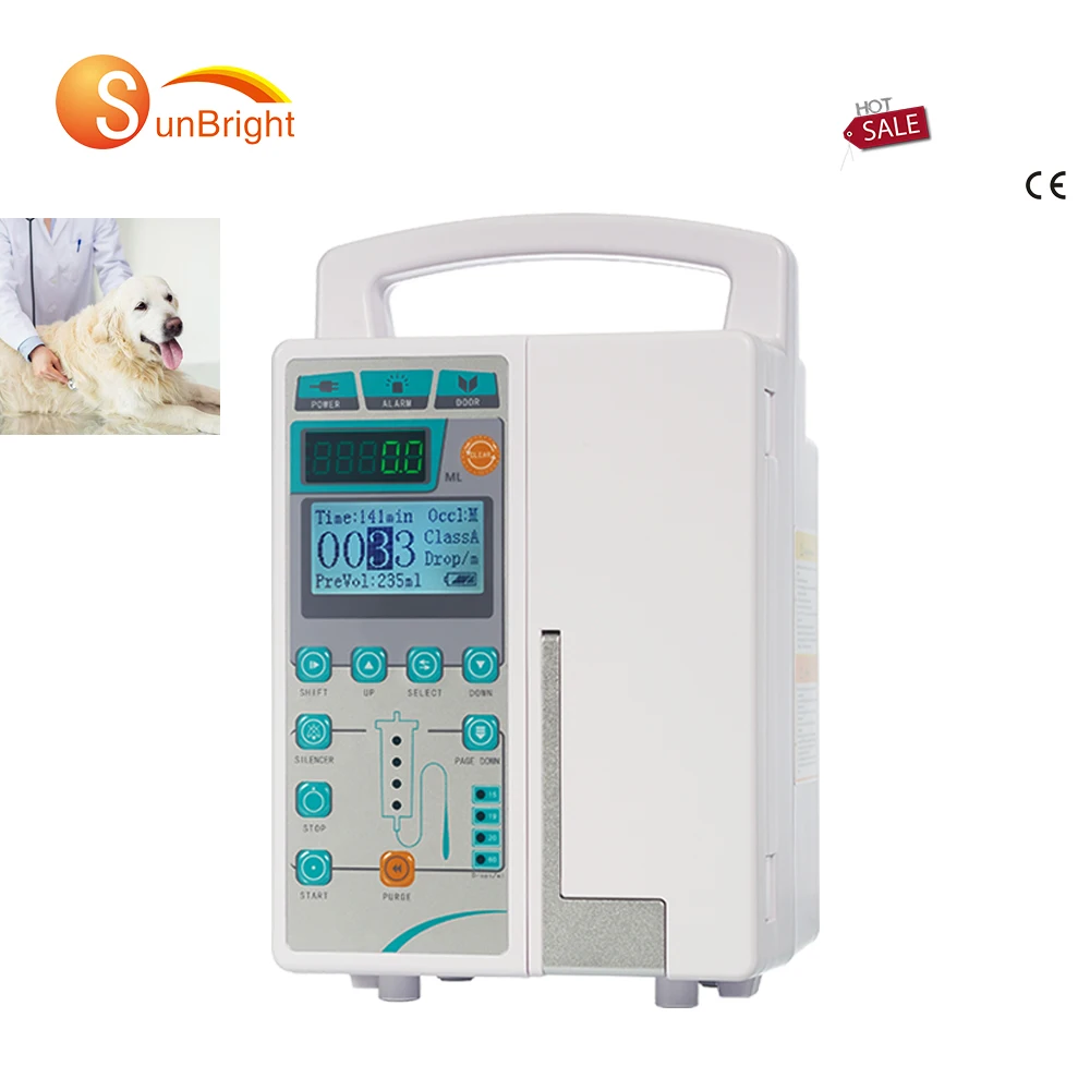 

Sunbright IV Infusion Pump Medical Veterinary Use Fluid Pet Infusion Pump for Vet