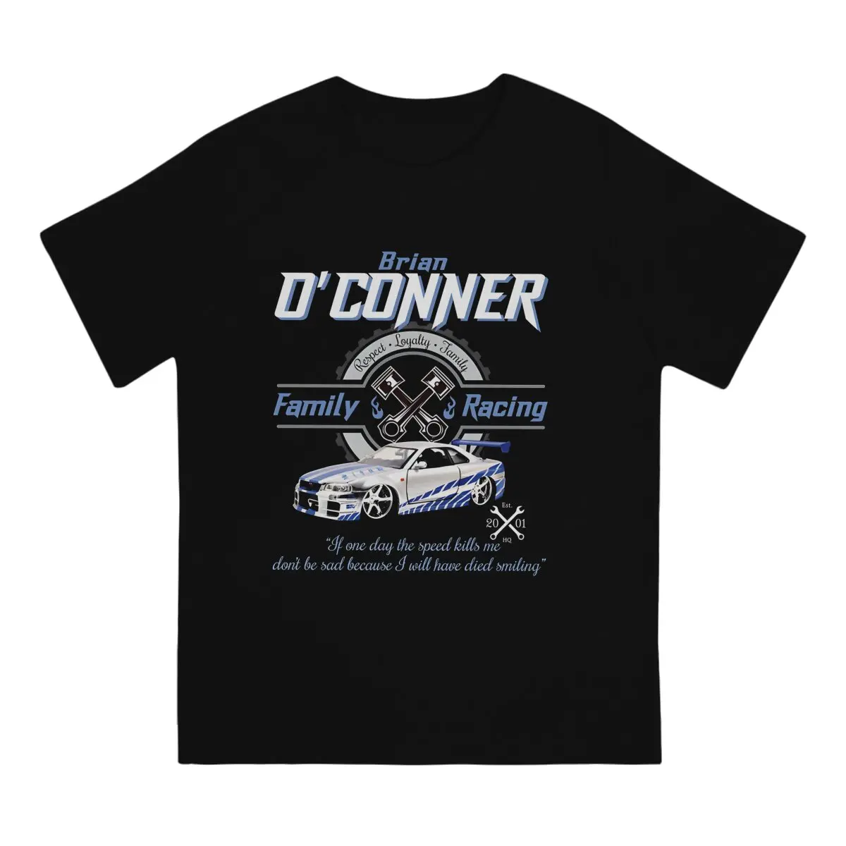 Fast & Furious Movie Tribute Tshirt Homme Men's Clothes Blusas Cotton T Shirt For Men