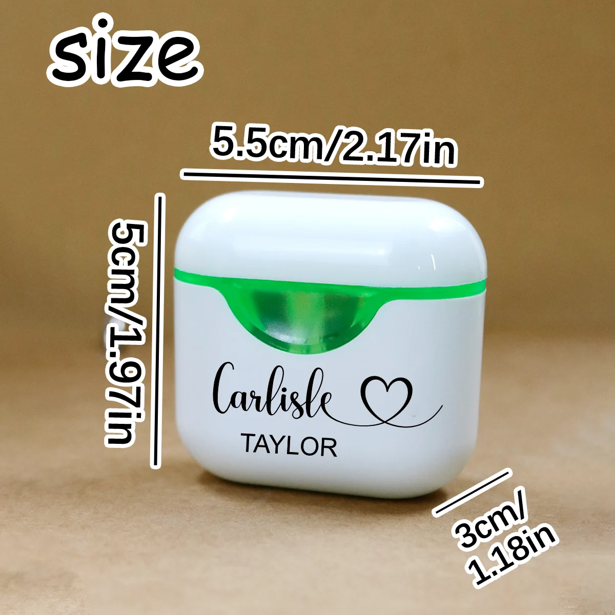 カスタム名入り鉛筆削り、子供用名入れ鉛筆削り、カスタマイズされた両頭手動鉛筆削り