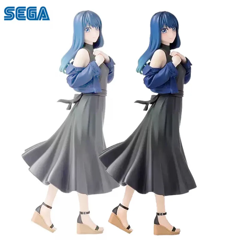 

Sega Original OSHI NO KO Kurokawa Akane Black 17 см аниме фигурки игрушки для детей подарки Коллекционная модель украшения