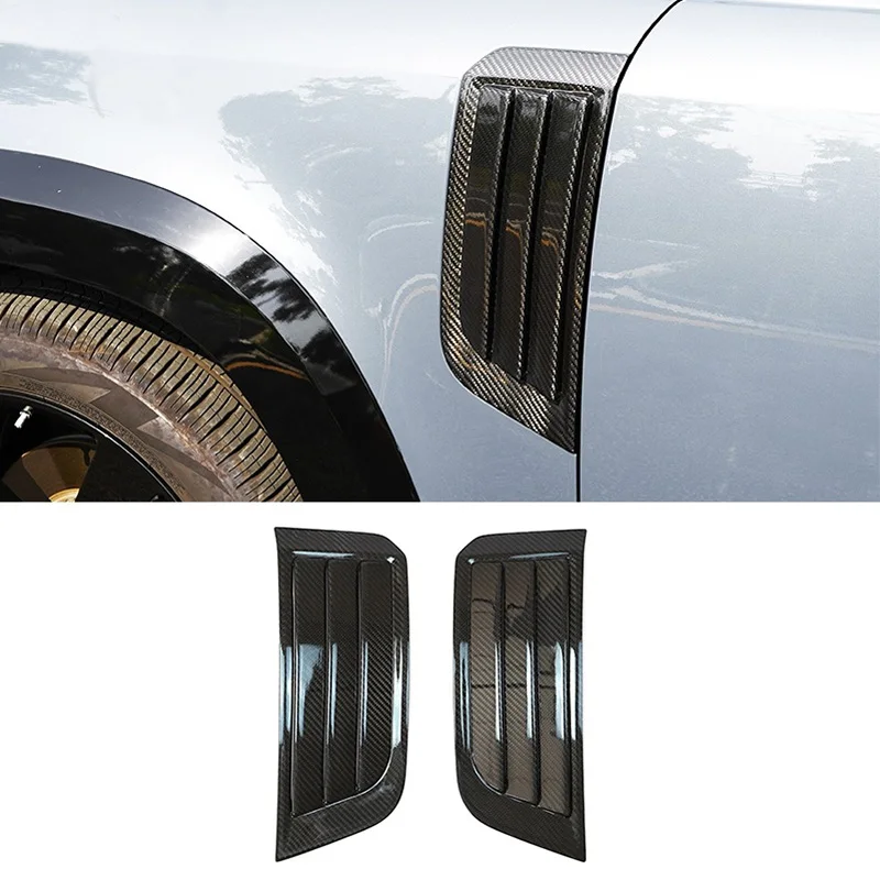 

be suitable for Land Rover Defender L663 90 110 New Hot Sale Carbon Fiber Fender Vent Cover Car Side Vent Grille