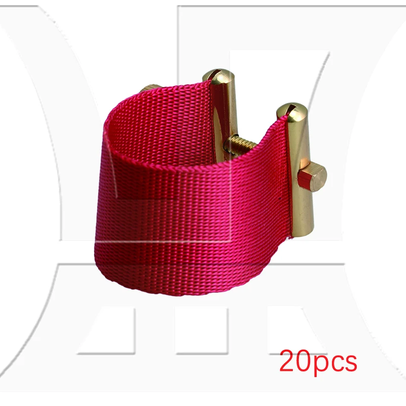 Yibuy 20 قطعة تينور ساكس المطاط المعبرة ضمد الساكسفون رئيس كليب ساكس أجزاء الأحمر
