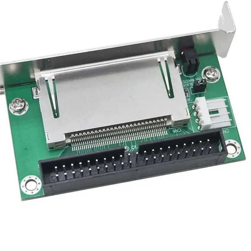 Superior Riser PCI Bracket Back Panel 40-Pin CF Compact To 3.5" IDE Converter Adapter CF To IDE Expansion Card