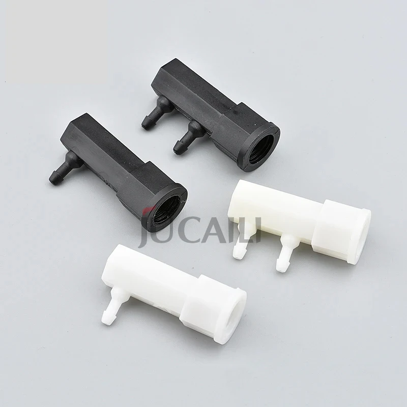 Jucaili 5PCS Inkjet Printer 3mm Plastic Connector/Bulk Ink System 1/2 Way Output Connector for Eco Solvent/UV Printer