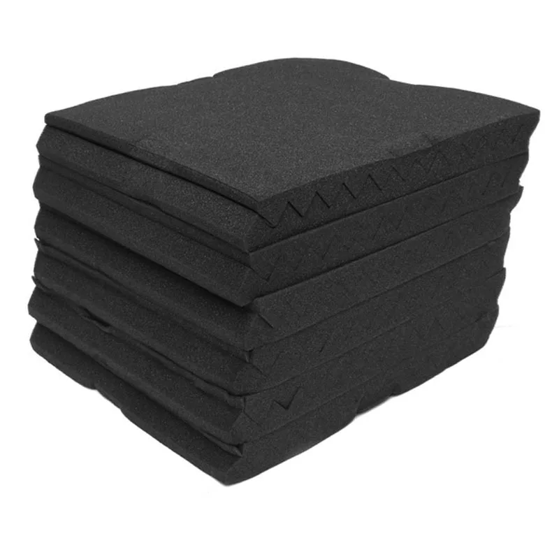 24 stücke Schallschutz Schaum Studio Akustische Panels Studio Schaum Keile 1X12X12 zoll Schalldichte Absorption Behandlung Panel