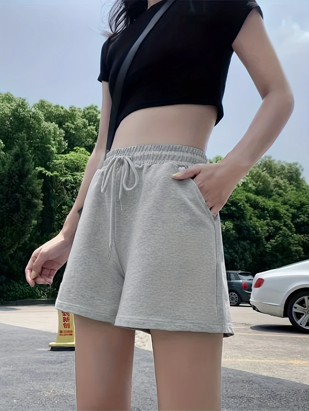 

Новейшие женские летние шорты свободного кроя: популярные, универсальные, с высокой талией, прямого силуэта, для повседневной носки