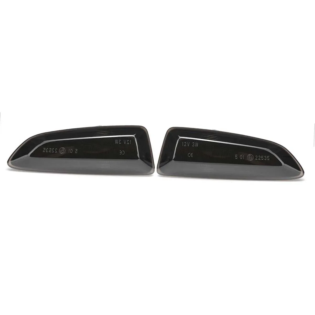 2x para Opel para Vauxhall Astra J K luces LED dinámicas de posición lateral luces diurnas 12V luz de señal de giro que fluye Panel de lámpara repetidora lateral