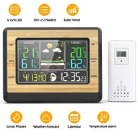 EN8829 B Wireless Weather Forecast Station Color Screen Digital Thermometer Hygrometer Indoor Outdoor Temperature Humidity Meter