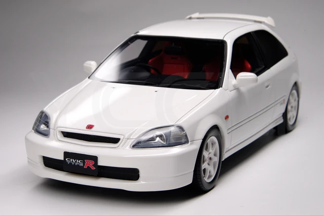 Otto 1:18 For Honda Civic Ek9 Type R Jdm Limited Edition Resin Metal Model  Ornament Toy Birthday Gift - Railed/motor/cars/bicycles - AliExpress